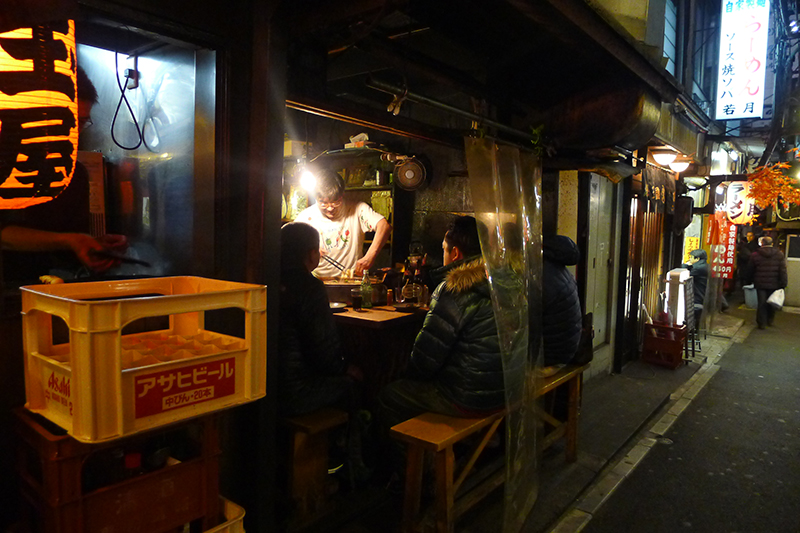 Piss Alley, Tokyo, Steet food