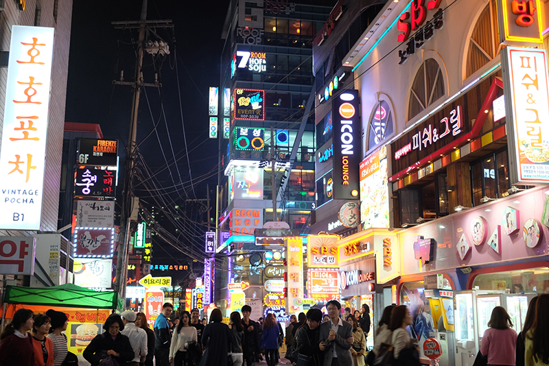 Seoul by night